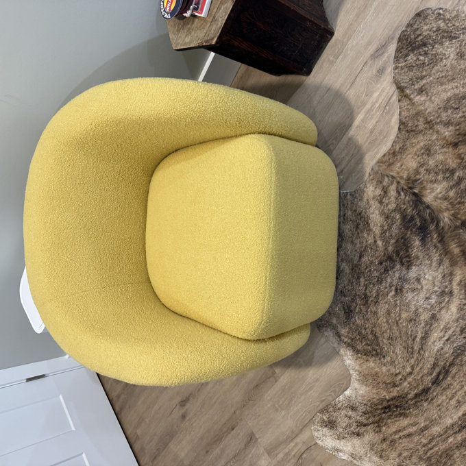 Ivy Bronx Katherline Upholstered Swivel Armchair & Reviews | Wayfair